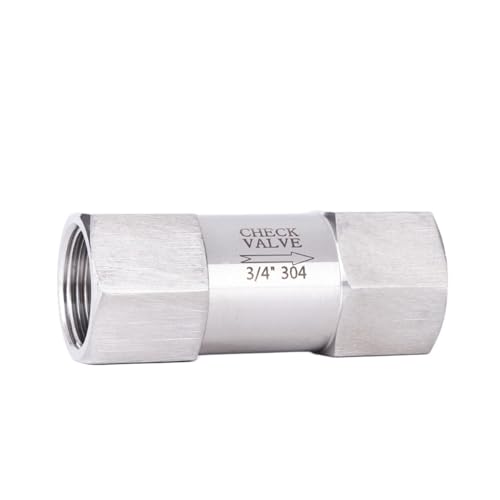 Clapet anti-retour étanche en inox 304 protégeant les circuits d'eau