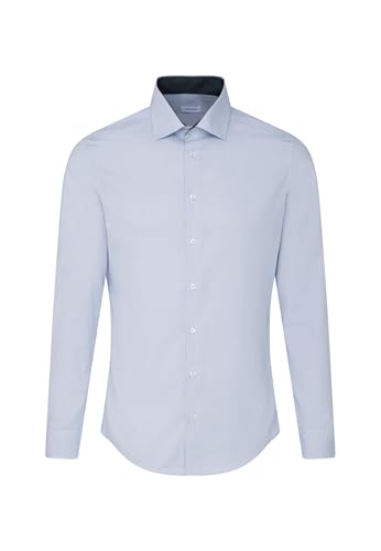 Chemise slim Seidensticker en pur coton sans repassage avec col Kent élégant