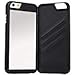 iPhone 6 /6s Case,Wetben Hidden Back Mirror Wallet Case with Stand Feature and Card Holder for Apple iPhone 6 , 6S 4.7"- (Black)
