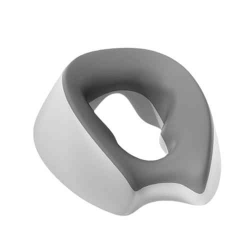 LeeQinersw Almohada Facial Ergonómica para Apoyo Corporal con Espuma Viscoelástica y Cubierta de Poliéster Lavable Adecuada para Salones Profesionales Hogar, Gris, tal como se describe