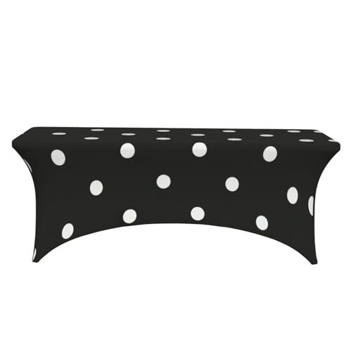 Nappe de table extensible EdWal à pois pour éliminer les plis sur vos buffets de mariage