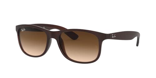 Ray-Ban Occhiali da Sole Uomo Rb4202 Andy 607313 Marrone Squadrati Lenti Sfumate duplicat