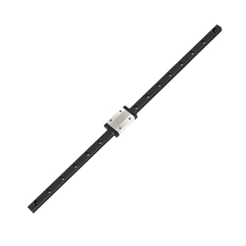 Carril guía lineal negro de 700mm con patín MGN9H para evitar la oxidación en tu CNC