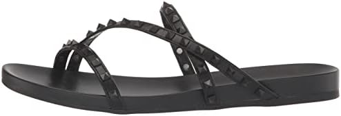 Madden Girl Women's Candy Slide Sandal, Black/Black, 5 | Image 7