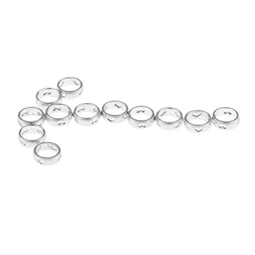 Anillos de dardos protectores de eje y arandelas de aluminio rings para cañas ranuradas
