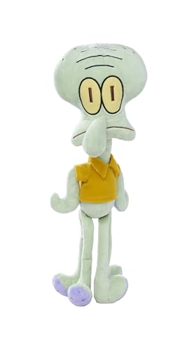 Imagen de Simba Peluche Calamardo Bob Esponja 35 cm Felpa Suave con Relleno Reciclado Licencia Oficial Desde los Primeros Meses Ideal para Coleccionar o Regalar