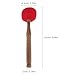 ibasenice Singing Bowl Mallet with Thick Felt Striker and Comfortable Handle 9.05In Wooden Buddha Sound Bowl Stick for Meditation Yoga and Tibetan Sound Therapy Accessories