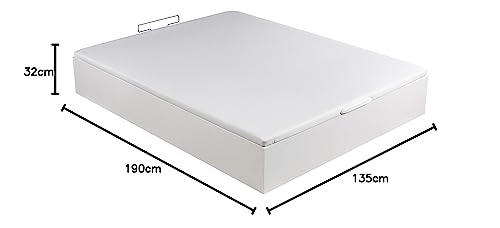 Variante de ROYAL SLEEP canape 135x190 Blanco 32 cm