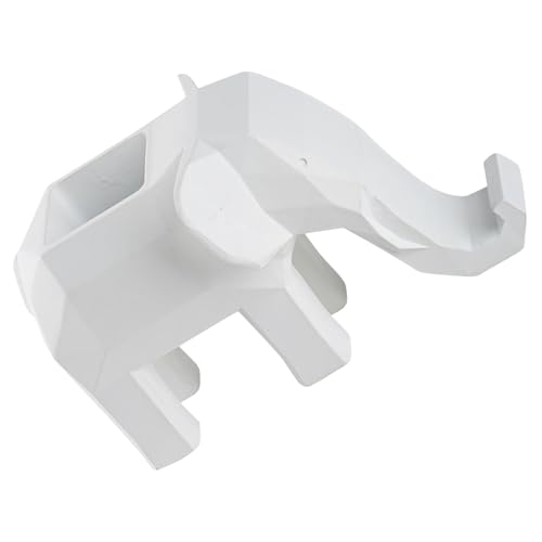 Porte-crayon éléphant en résine avec support téléphone pour bureau
