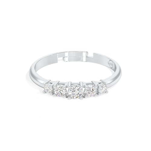 U ARE 925 Sterling Silver 18K Gold and Rose Gold Plated Radiant C...