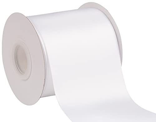 Joycrosso 100mm Double Faced Satin Ribbon 22 Meters-Roll Set for Chair Sash Gift Wrapping Party Favor Home Decoration Craft Supplies