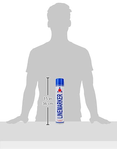 Image of Aerosol Solutions Line Marker Blue 26 Oz | Grass and Road Spray Paint, All Purpose Striping Paint Spray | Perfect for Athletics, Sports Fields & Pavement (Pack of 2)