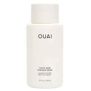 OUAI Thick Hair Conditioner - Moisturizing Conditioner for Dry, Frizzy Hair - Keratin, Marshmallow Root, Shea Butter and Avocado Oil - Paraben, Phthalate & Sulfate Free (10 Oz)
