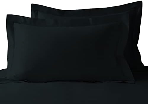 Pizuna Luxurios Cotton Housewife Pillowcases 2 Pack White 48x74cm, 1000 Thread Count Long Staple Combed Cotton Thick Pillow Cover, Soft Sateen Housewife Pillow Cases (Cooling Pillowcase)