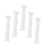 De limpiar: la superficie lisa columna romana que sea de limpiar y mantener su apariencia , para mini casa, adorno de columna romana