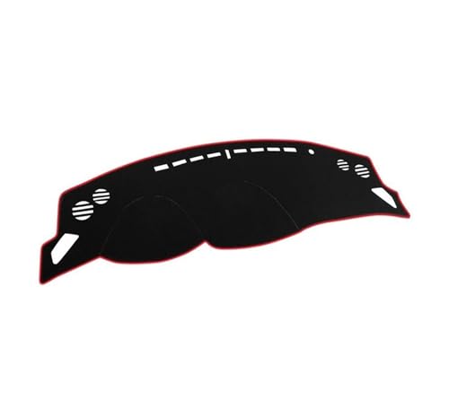Tapis de tableau de bord Subaru BRZ finition surpiqûre rouge ajustement pro