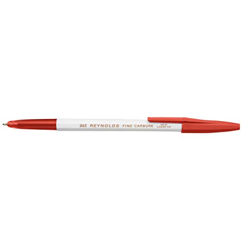 Image of Reynolds 045 0.7mm Fine Point Ball Pens - Pack of 50 (Red)