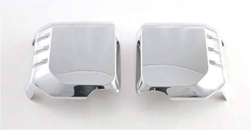 Coque de rétroviseur Prado LC250 2024 en fibre de carbone et chrome silver haut de gamme