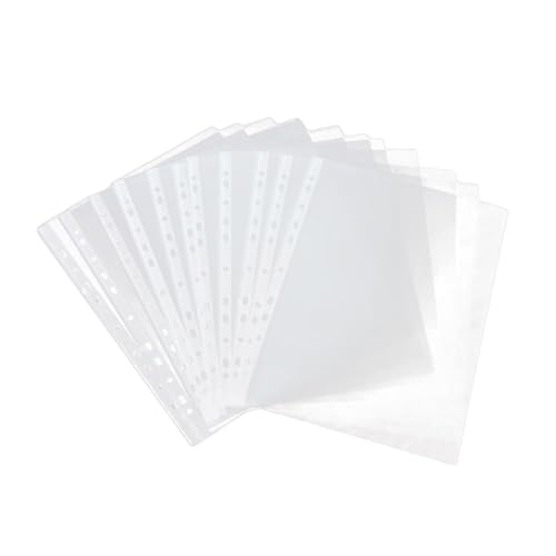 Pochettes transparentes classeur sans acide pour proteger 200 documents format A4