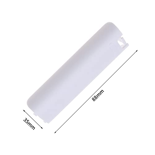 Create Idea 138-B-EC 4Pcs Battery Back Door Cover Shell Compatible With Nintendo Wii Remote Controller Replacement Plastic Battery Lid White thumb #4