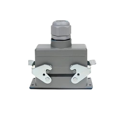Wen ST Rectangular Heavy Duty Connector HDC-HE4 6 10 16 20 24 32 48 Core Pin 16A Aviation p/Lug Top and Side Line Connector(10 core top line)