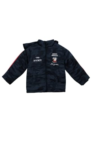 Image of Boys Camouflage Printed Hooded Jacket Regular fit