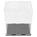 Clear Acrylic Model Display Case: Storage Cube Organizer Assemble Countertop Box Protection Showcase for Action Figures Toys Collectibles