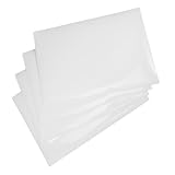 SEWACC 4 Stück Abwischbare Whiteboard Aufkleber Wiederverwendbar Weiche Selbstklebende Tafelfolie...