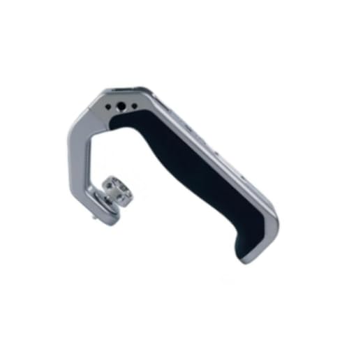 Image of Camera Hand Grip Universal Handle with 3 Cold Shoes, Ergonomic Silicone for NATO Rail & 1 /4 inch Camera Cage (Titanium Camera Top Handle)