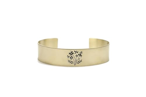 Bijoux personnalisés nature à offrir : bracelet abeille et fleurs