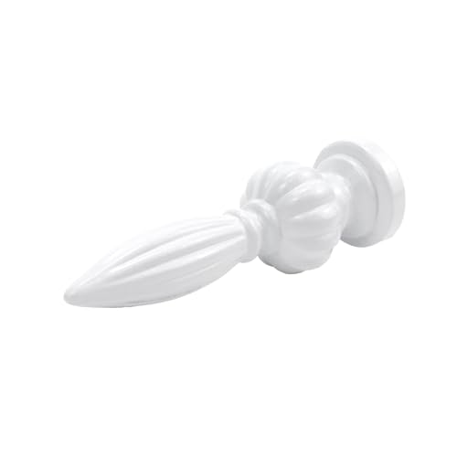 Image of Antrader 4Pcs Lamp Finial,White Decorative Finials for Lamp Shades,3.07 Inch Tall Lamp Finial Cap Knobs, 78x24mm