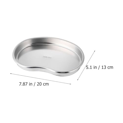 Bandeja curva para procedimientos dentales acero inoxidable alta temperatura 6