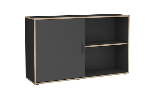 möbelando Schiebetürenschrank >Elias 20< in Anthrazit-Eiche Dekor. Kante möbelando Schiebetürenschrank >Elias 20< in Anthrazit-Eiche Dekor. Kante