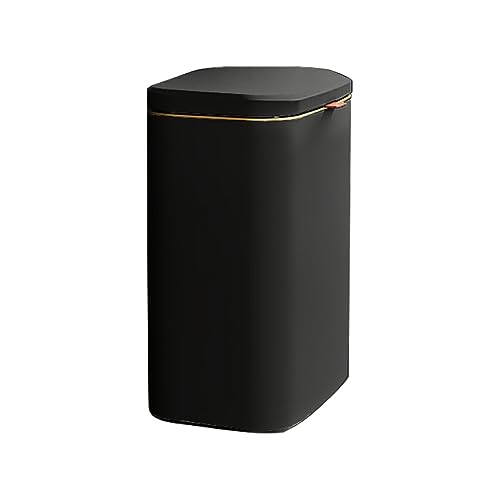 siduytin Multi-purpose Hanging Kitchen Garbage Can - Versatile And Practical Waste Bin Stainless Steel Kitchen Trash Can With Lid, black, 8L