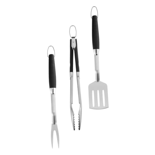 Set de utensilios para parrilla de acero inoxidable miniatura 1