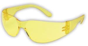 Gateway 4675 Starlite Safety Glasses, 100% Polycarbonate Lens, Standard, Amber