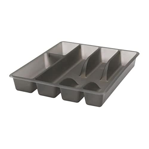 Ikea 902.417.88 Bandeja para cubiertos Smacker, gris