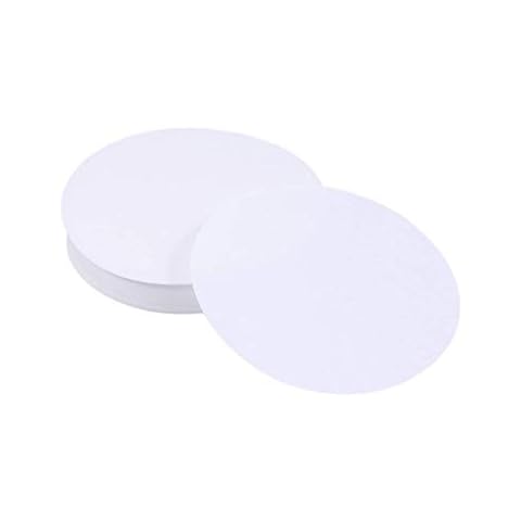 UEETEK 100 Stück Qualitatives Filterpapier, Durchmesser 11CM Papierscheiben mit mittlerer Fließgeschwindigkeit für Chemische Anwendungen Cover
