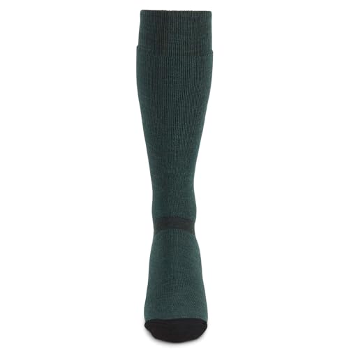 Merino Wool Ski and Snowboard Sock Forest Green Medium