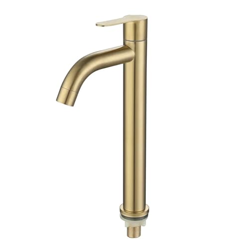 Robinet d'eau froide pour lavabo de salle de bains : solution G1/2 haut