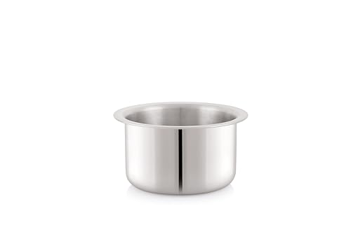 Image of Tosaa Tri Ply Extra Heavy Super Tope-Stainless Steel, Even Heat Distribution, Easy to Clean - Induction Bottom 12 Cm (750 Ml)