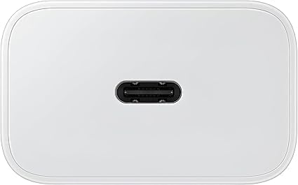 Image of Original 25W Charger Type C with USB C to C Super Fast Charging Cable for Sam-Sung Galaxy S24 Ultra /S24 /S24+ /S23 Ultra /Tab White (Cable Included)(Feb101)