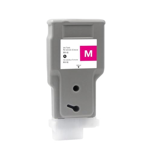 Cartouche encre pigmentée PFI-320 compatible Canon TM200 TM300 Magenta 1pcs