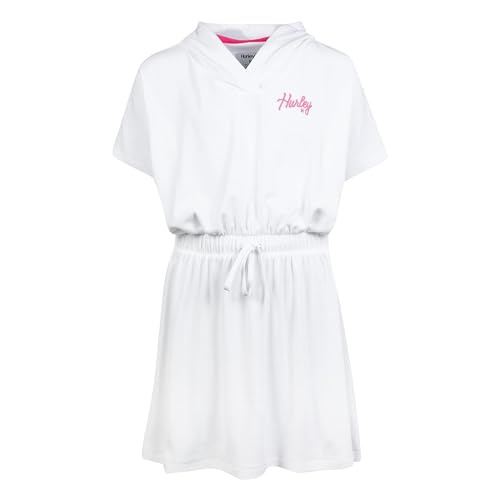Image of Hurley Girls' French Terry Hooded Coverup Dress