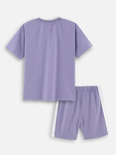Image of Nap Chief Kids Cotton Chill Club Essentials Printed Co ord Sets for Boys & Girls, T Shirt and Shorts for Casual Wear