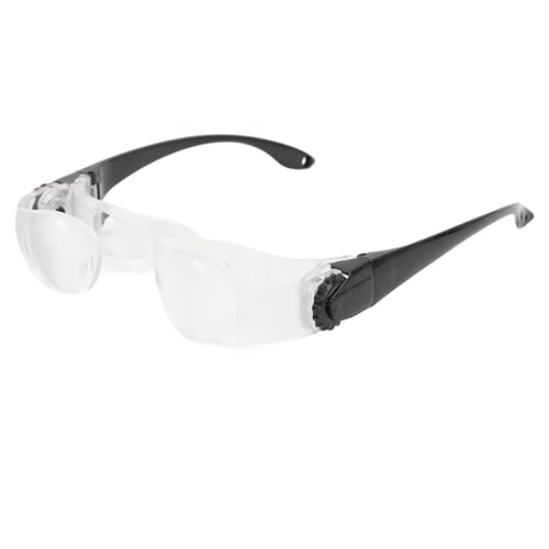 Gafas Binoculares Manos Libres, Gafas Binoculares Profesionales con Distancia de Enfoque Ajustable, Telescopio y Gafas de ópera para Pesca, Observación de Aves (Versión miopía)