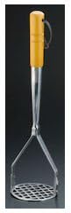 Yamagi Industrial BPT21003 Wooden Handle Commercial Potato Masher, Small