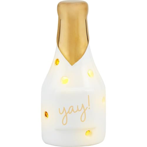 THINGS REMEMBERED Ceramic Champagne Light Up Sitter for Serveware