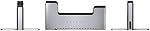 Brydge Space-Saving Laptop Stand | Vertical Docking Station Compatible with 16-inch MacBook Pro (2019 & 2020) 2 x Thunderbolt™ 3 Ports