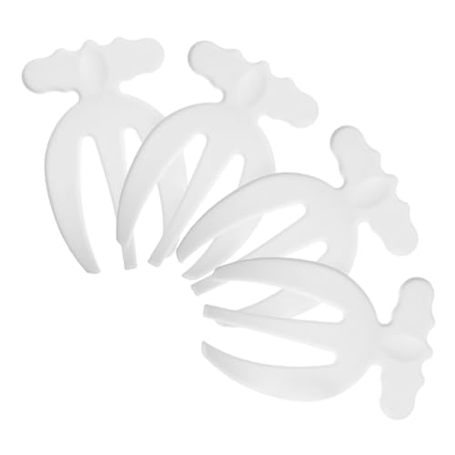 FUNOMOCYA 4Pcs Reusable Salad Hands Plastic Food Claws for Easy Tossing Serving Salad Pasta Fruits Versatile Kitchen Utensils for Mixing Serving